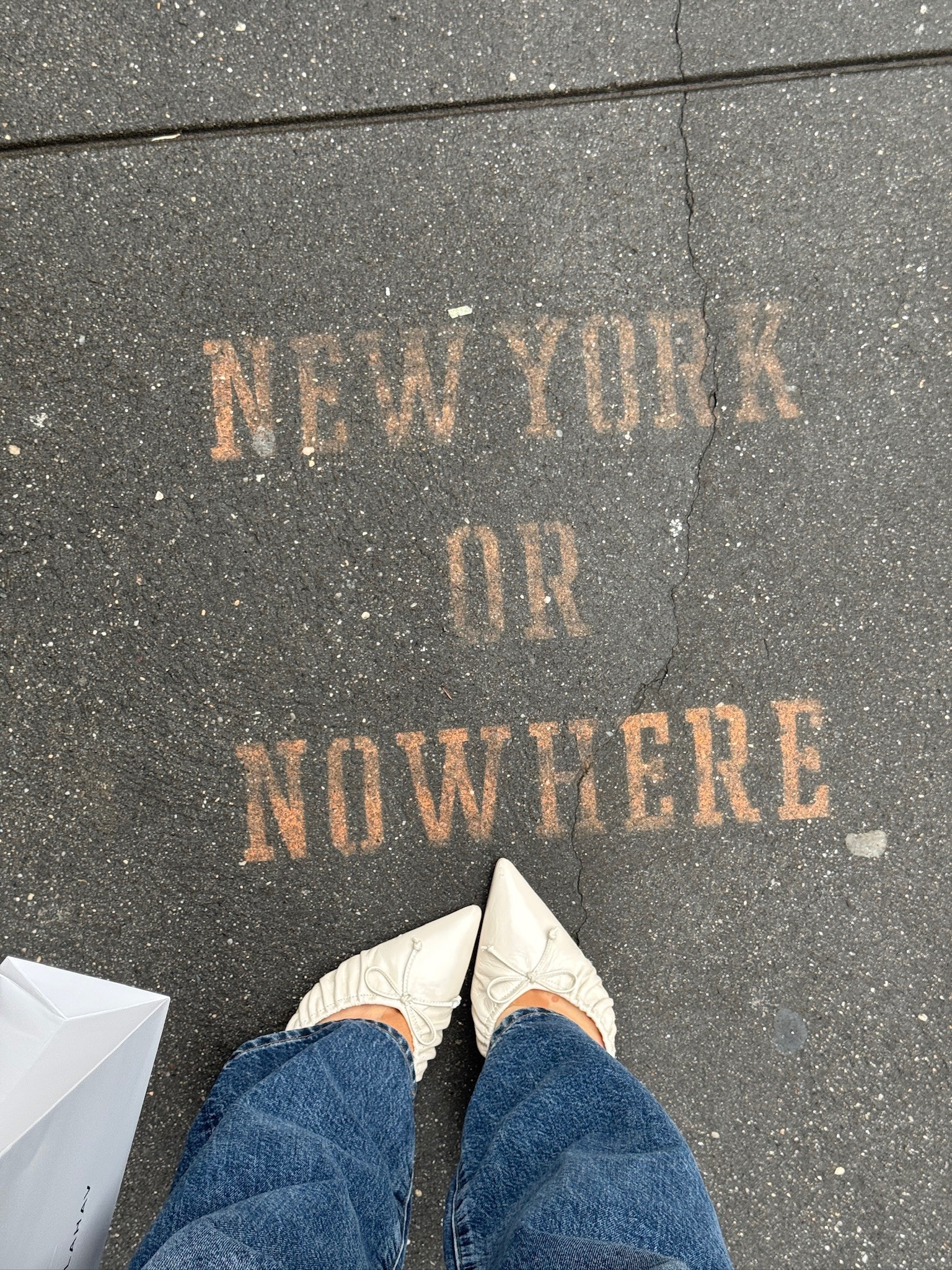 New York or Nowhere 

Casual outfit inspo, kitten heels, statement heels, trendy fashion, wide leg jeans, city street style