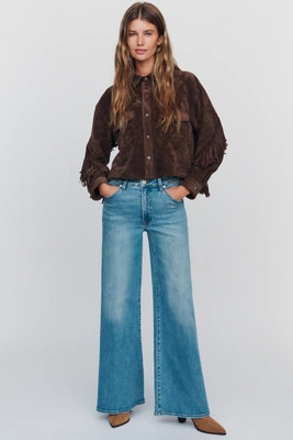 Good American High-Rise Wide-Leg Palazzo Jeans | Anthropologie (US)