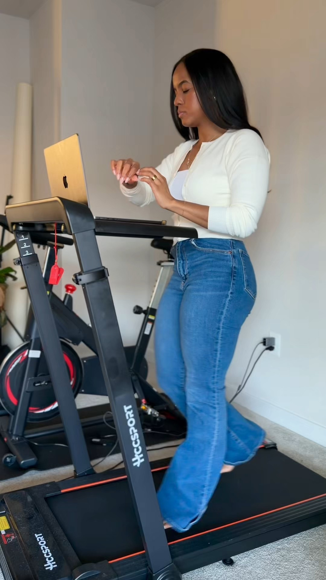 10k steps by any means necessary 
Treadmill is actually $299 and I’m wearing 25r in jeans 

#LTKActive