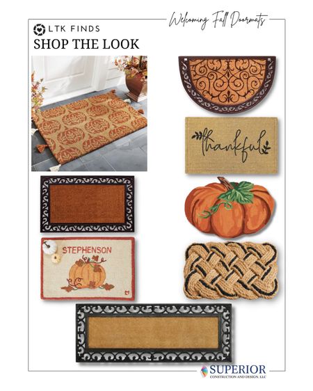 Welcome your guests in style this fall with fun and colorful doormats!

#LTKHalloween #LTKSeasonal #LTKhome