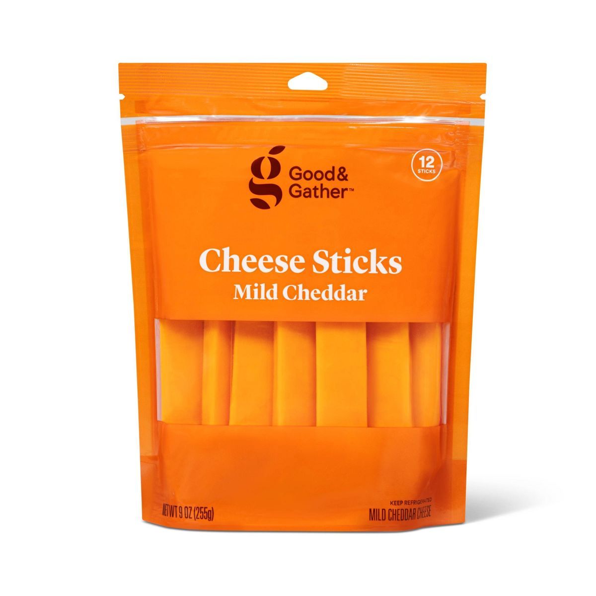 Mild Cheddar Cheese Sticks - 9oz/12ct - Good & Gather™ | Target