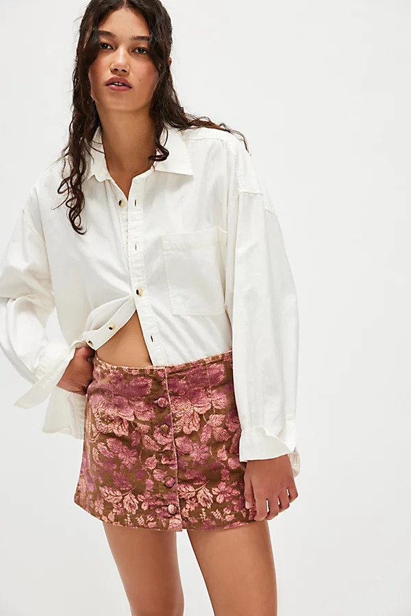 After Party Printed Mini Skirt | Free People (Global - UK&FR Excluded)