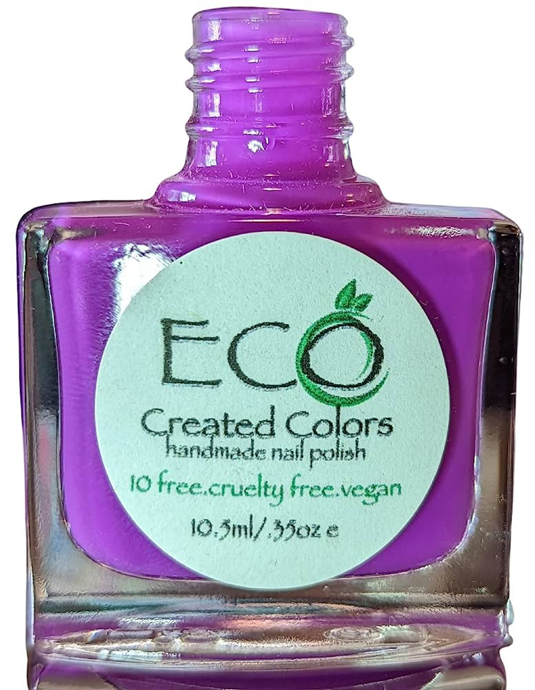 DON'T Worry Be PURPLE Neon Nail Polish 10 Free Cruelty Free Vegan | Amazon (US)
