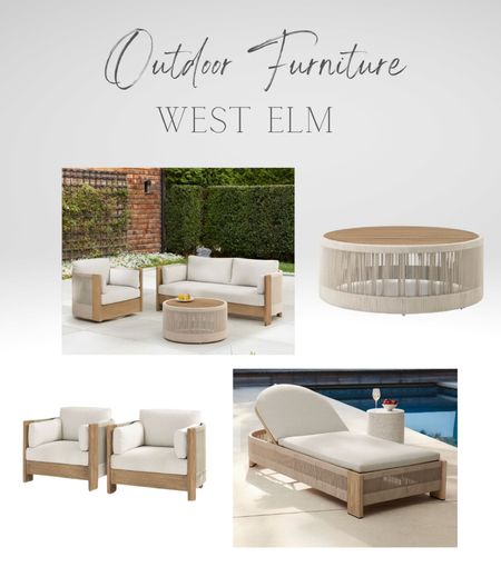 Absolutely love this beautiful outdoor furniture set from West Elm...

#LTKhome