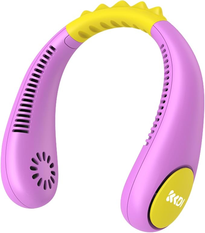 Kids Neck Fan, Portable Bladeless Fan for Kid 4-14Y Girls & Boys, 2600mAh USB Personal Mini Fan C... | Amazon (US)