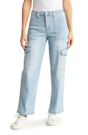 FLYING ANGEL Cargo Skater Jeans in Light Wash at Nordstrom Rack, Size 11 | Nordstrom Rack