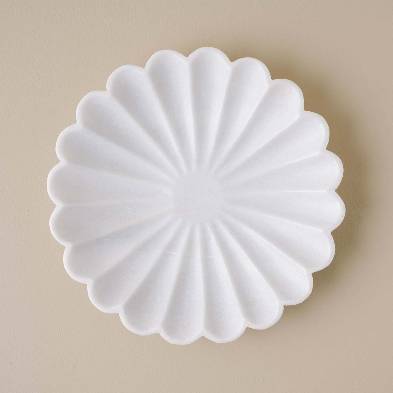 Scalloped Marble Accent Bowl | Magnolia