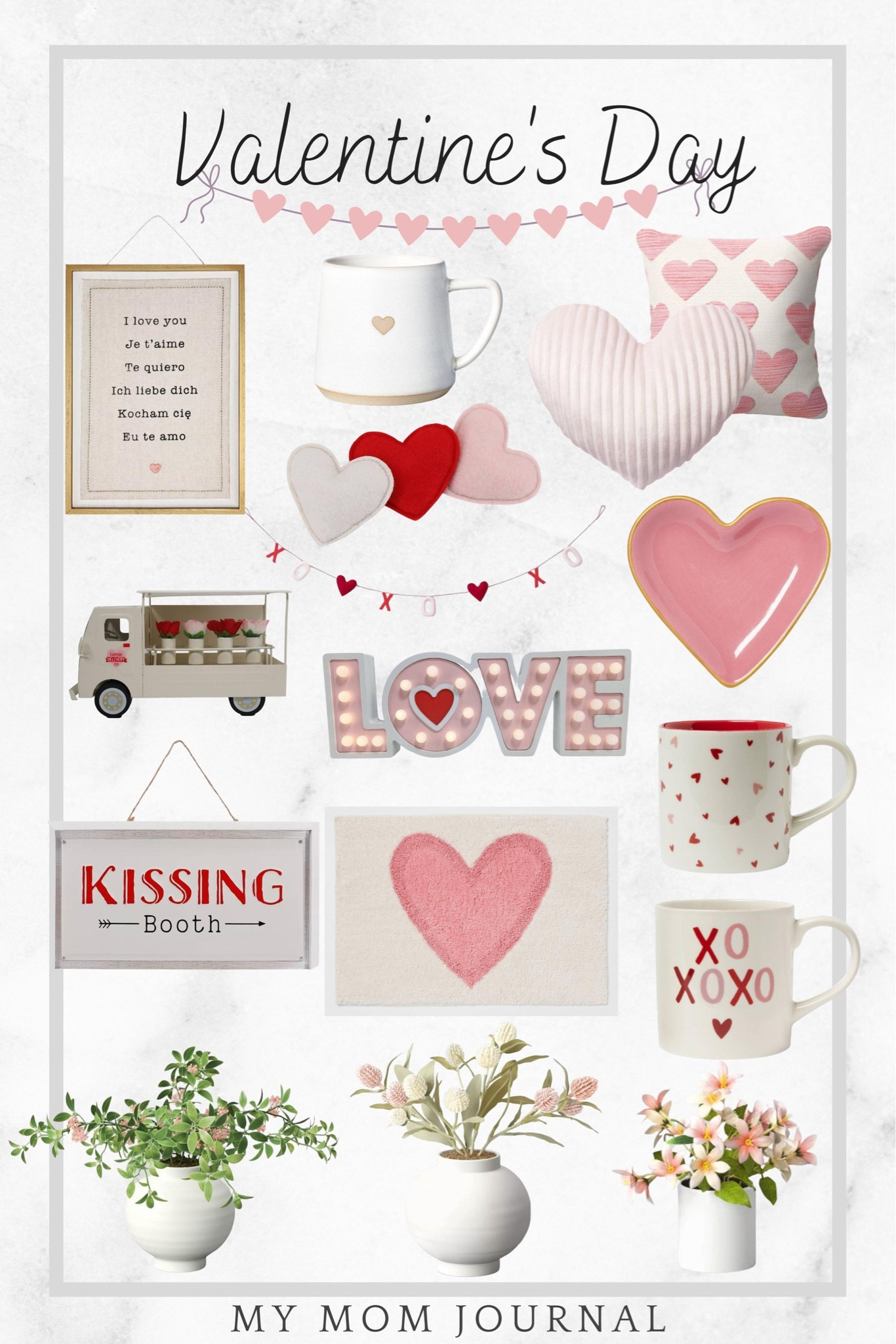 Target Valentine’s Day decor is always so cute! I love alllll the heart mugs!

#target #targetstyle #homedecor #targetdecor #valentines #valentinesday #valentinesdecor 

#LTKSeasonal #LTKunder50 #LTKhome