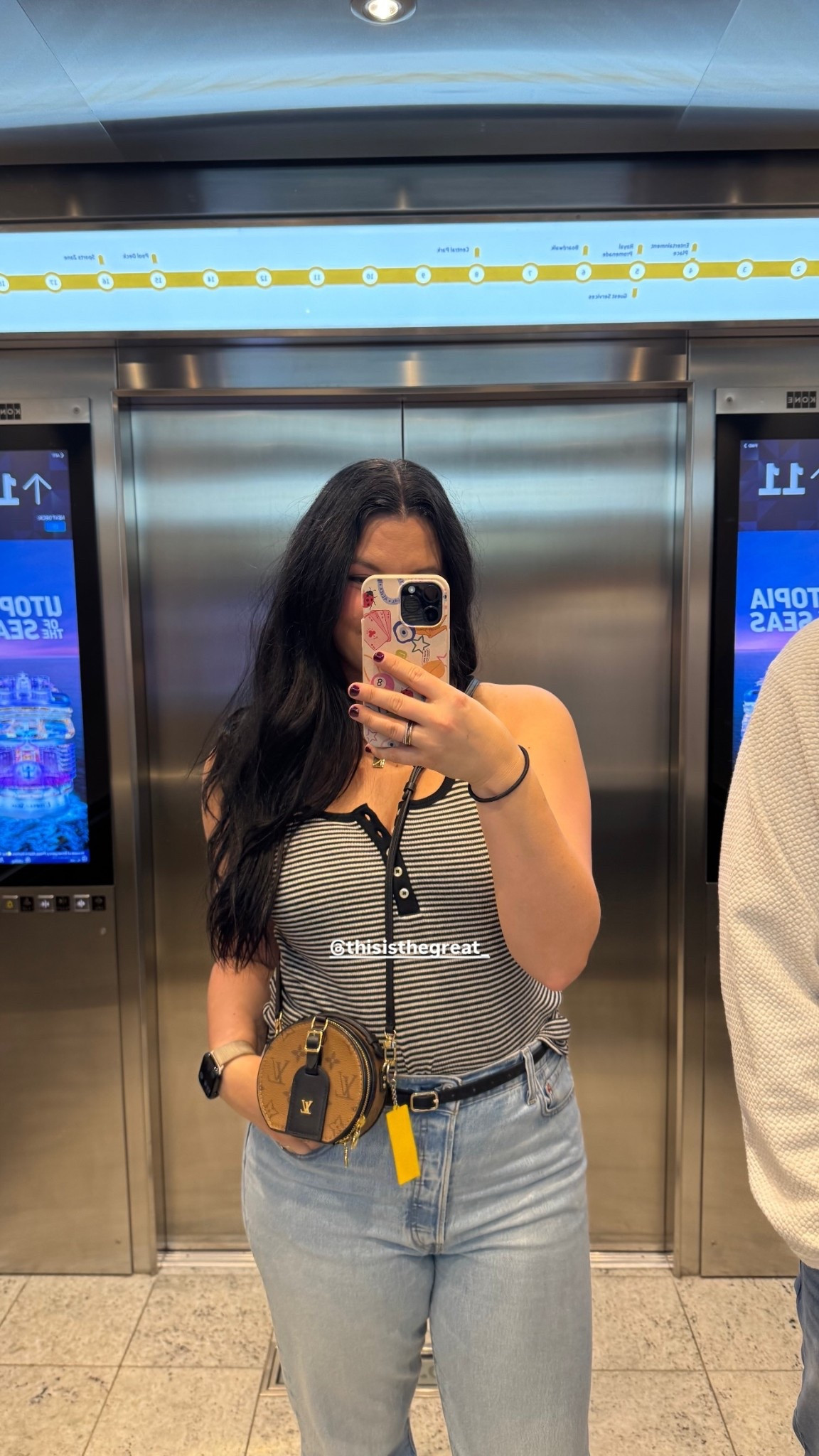 @thisisthegreat_  @pelacase  @royalcaribbean cruise outfit, striped top,
Cruise outfits

#LTKTravel #LTKootd #LTKFindsUnder100