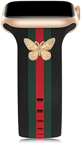 Designer Band with Charms Decor Compatible with Apple Watch Band 38mm 40mm 41mm 42mm 44mm 45mm 49... | Amazon (US)