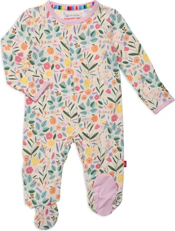 LIfe Is Peachy Print Footie | Nordstrom