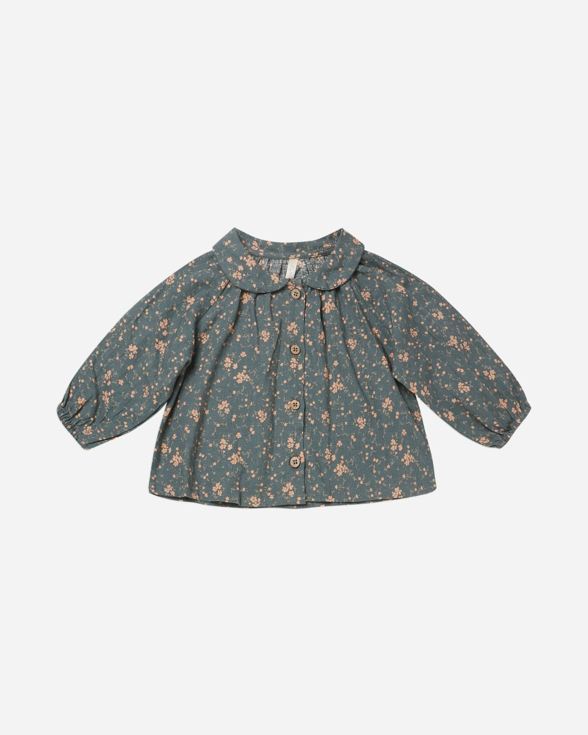 nellie top | dark floral | Rylee + Cru