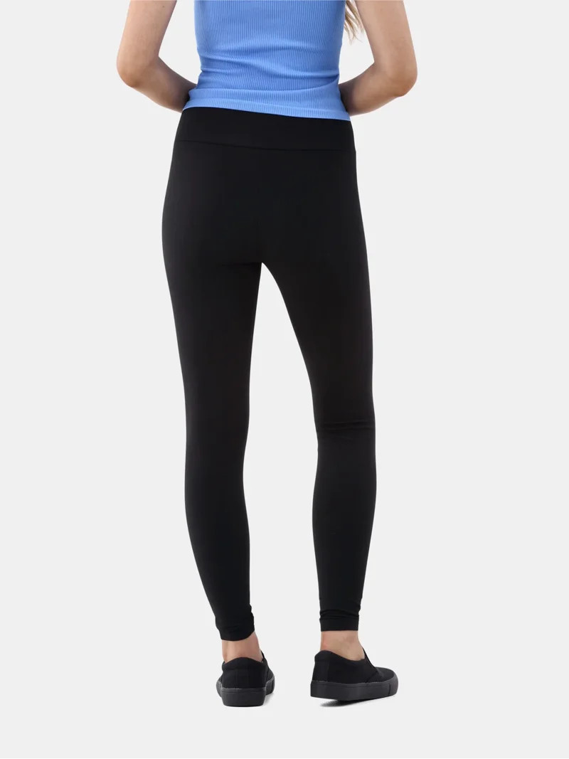 No Boundaries Faux Sueded Ankle Leggings, 27.5'' Inseam, Women's | Walmart (US)