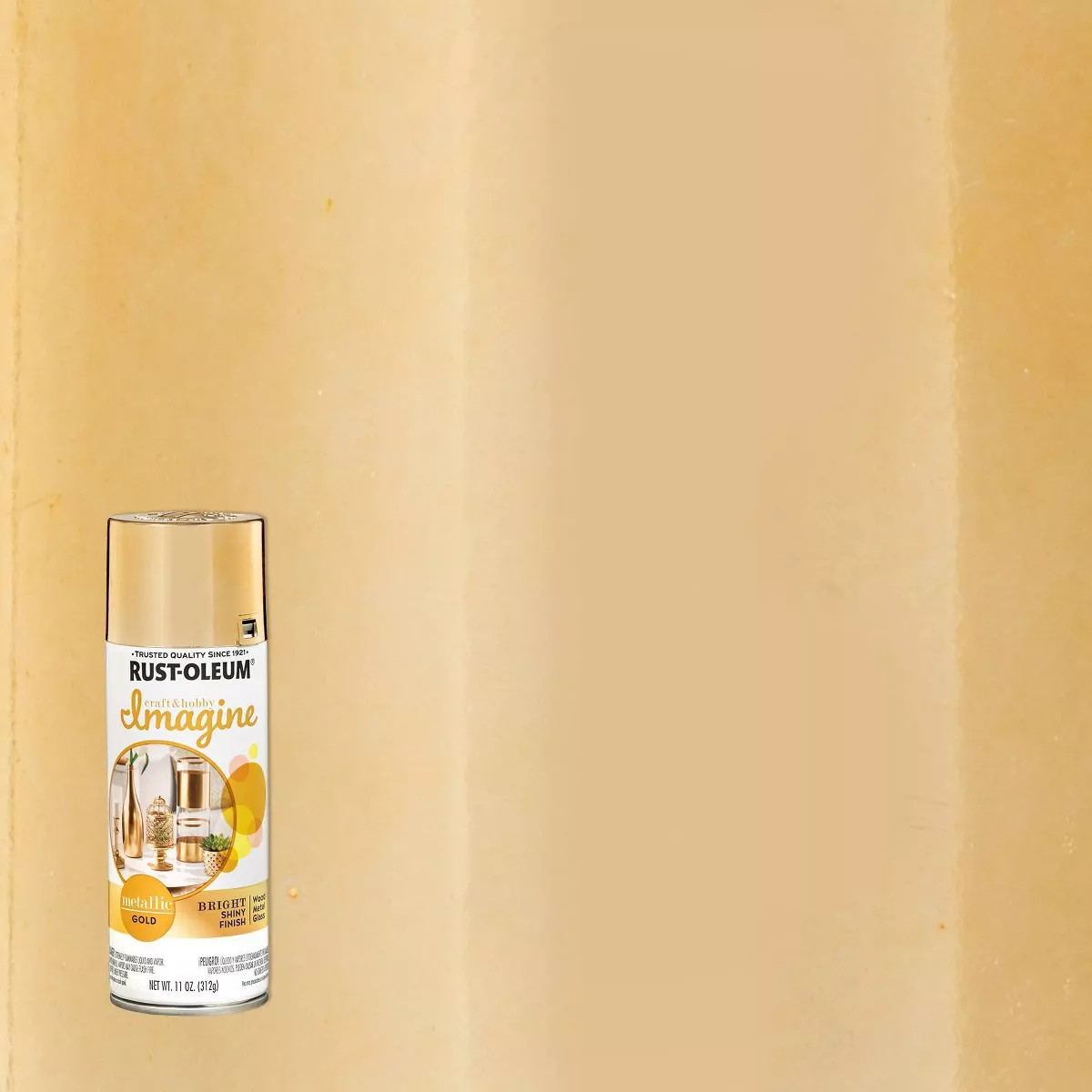 Rust-Oleum 11oz Imagine Metallic Spray Paint Gold | Target
