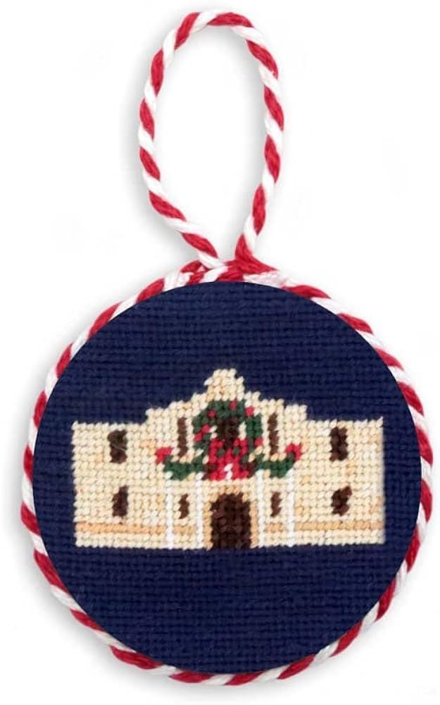 Christmas Alamo Needlepoint Ornament by Smathers & Branson | Amazon (US)