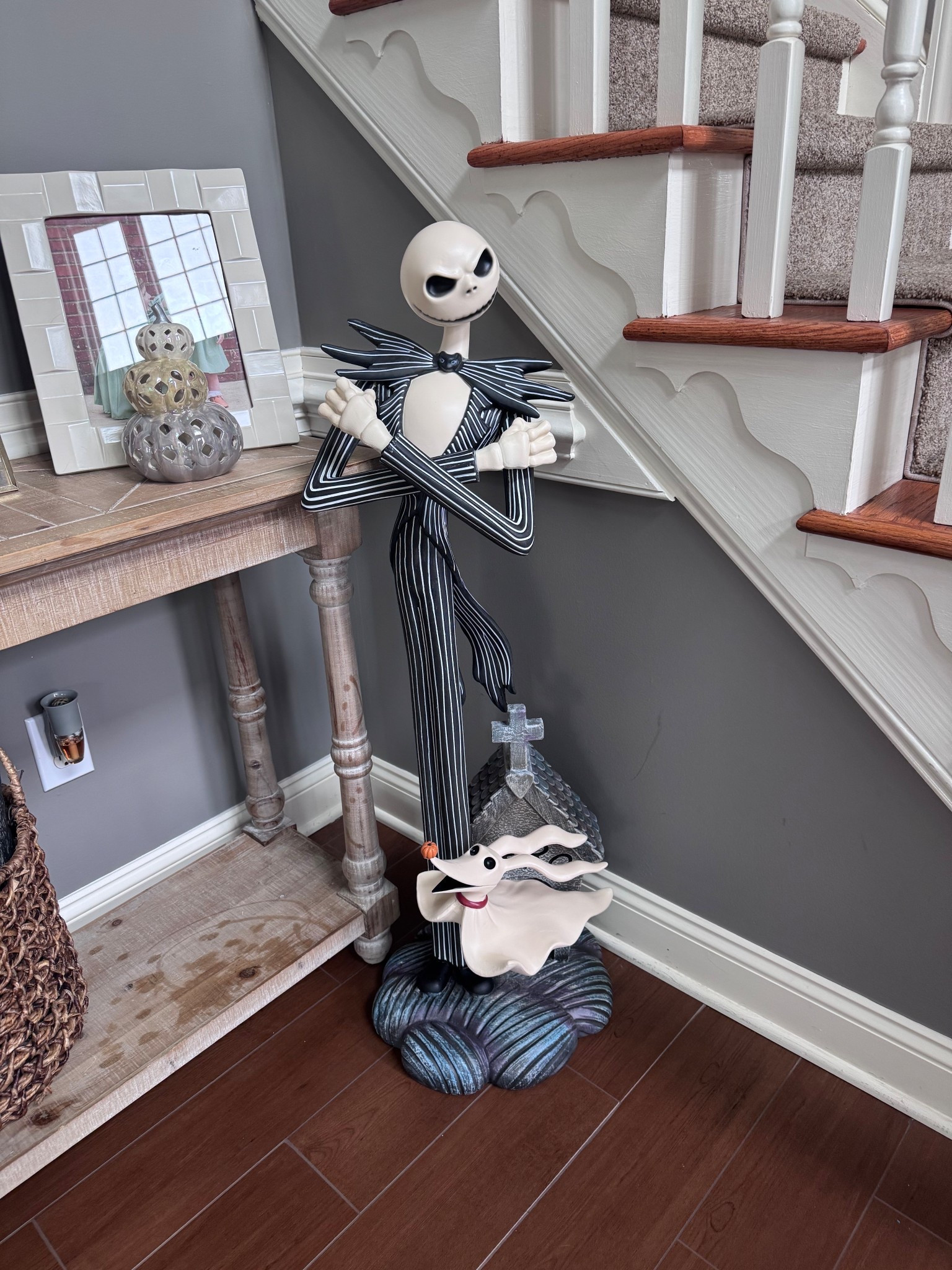 My husband bought us some home decor for Halloween! 

#ltkfall #ltkdecoration #ltkhalloweendecor #ltkjackskeleton 

#LTKHalloween #LTKHome #LTKSeasonal