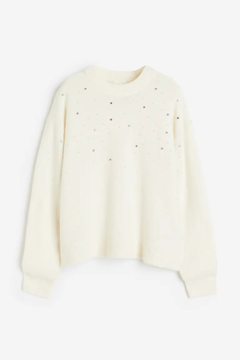 Beaded jumper | H&M (UK, MY, IN, SG, PH, TW, HK)