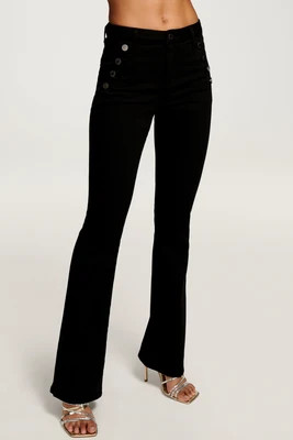 Helena High-Rise Flare Jean | BLACK | Ramy Brook