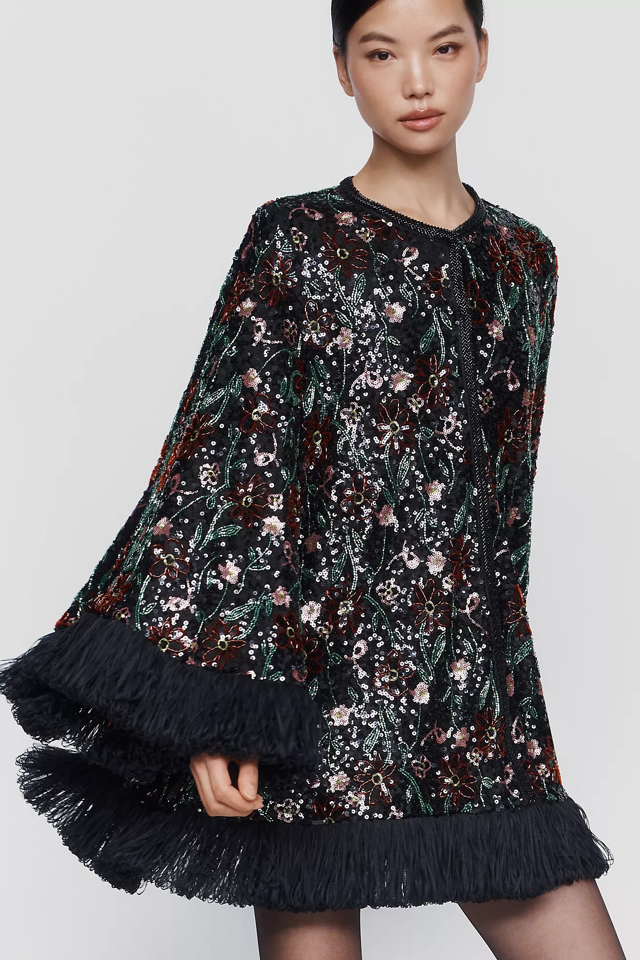 CeliaB Iita Fringe Swing Dress | Anthropologie (US)