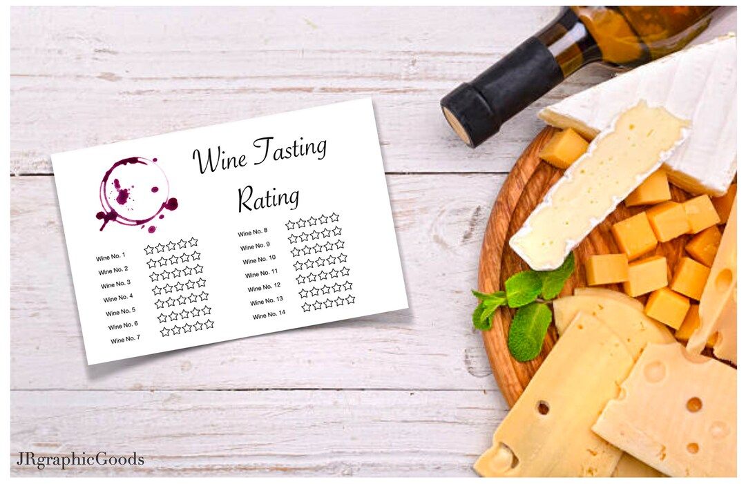 Wine Tasting Party Template  up to 14 Wines - Etsy | Etsy (US)