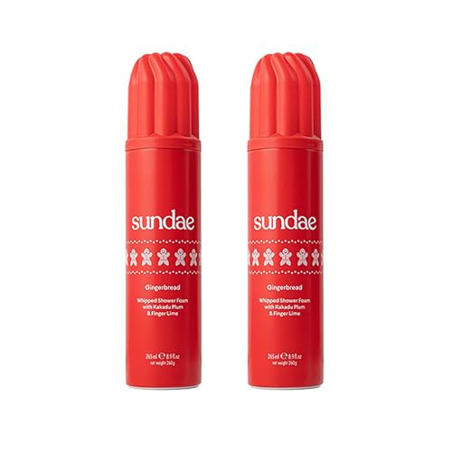sundae Whipped Shower Foam 2pc Bundle Limited Edition Gingerbread Whipped Body Wash Shower Foam | Amazon (US)
