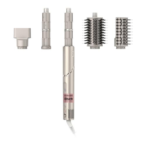 Shark HD430 FlexStyle Air Styling & Drying System, Powerful Hair Dryer Brush & Multi-Styler with Auto-Wrap Curlers, Paddle Brush, Oval Brush, Concentrator Attachment, Stone | Amazon (US)