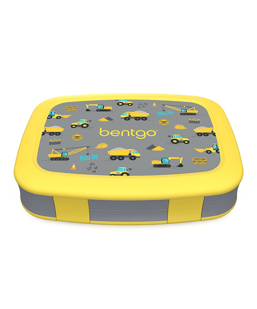 Yellow & Gray Construction Truck Five-Compartment Lunch Box | Zulily