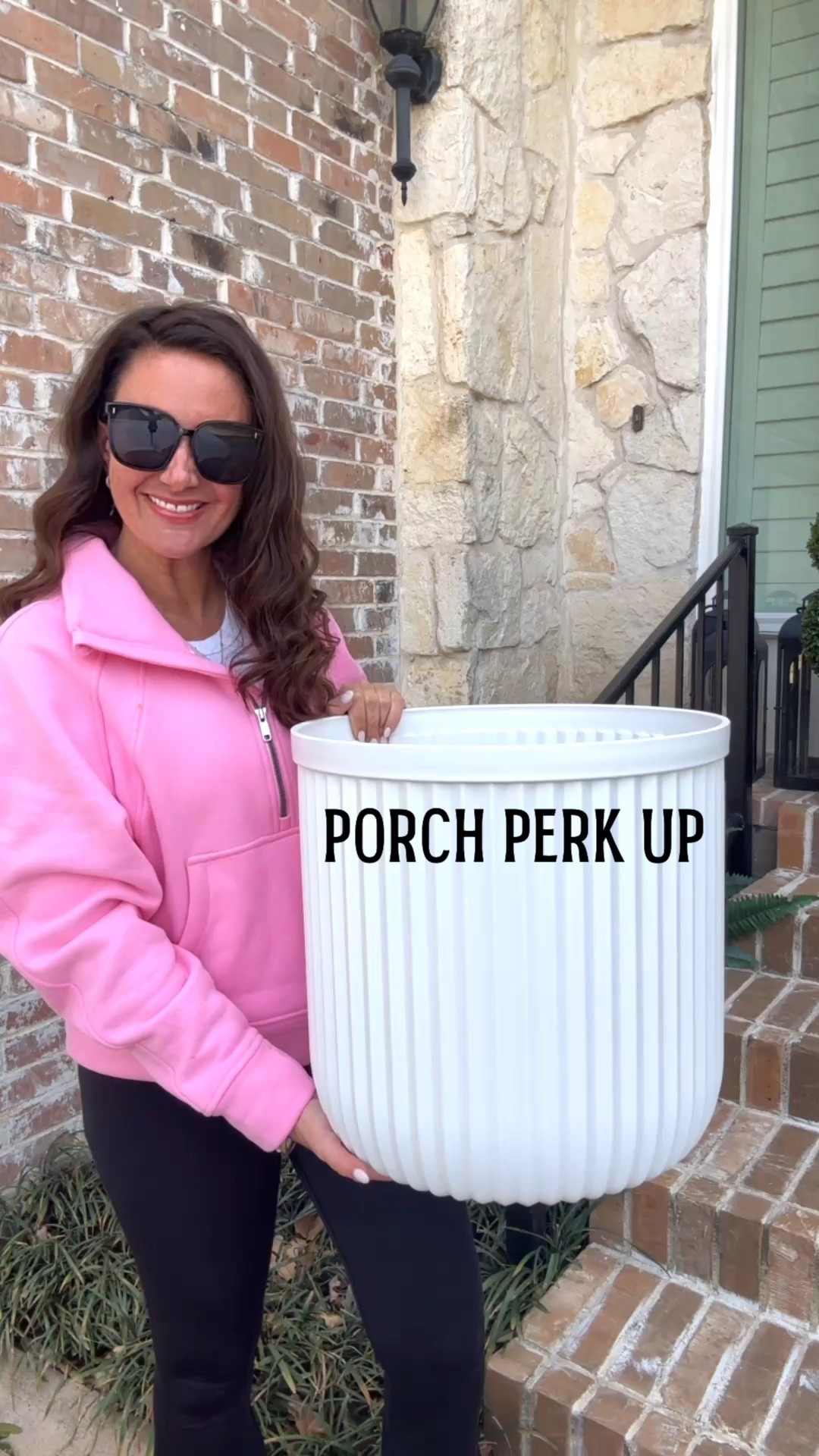 A little Spring porch perk up! 
As of today, the $35 viral bunny topiaries are IN STOCK! These go so fast!! 
These planters are just $30 and are a look for less of the Pottery Barn version that's $169!
These faux ferns are just $28 when you buy two! They look realistic and never die! Brown thumb over here! 
I've had these black lanterns for years and they stay on my porch year round! 
Always love a cute mat! 
Wearing a medium in this pink pullover and my fun Spring sneakers are on sale! 
.

#LTKSeasonal #LTKSaleAlert #LTKHome