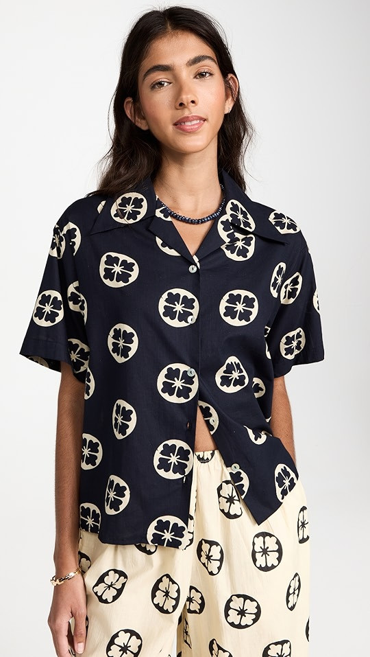 Stevie Blue Iris Shirt | Shopbop