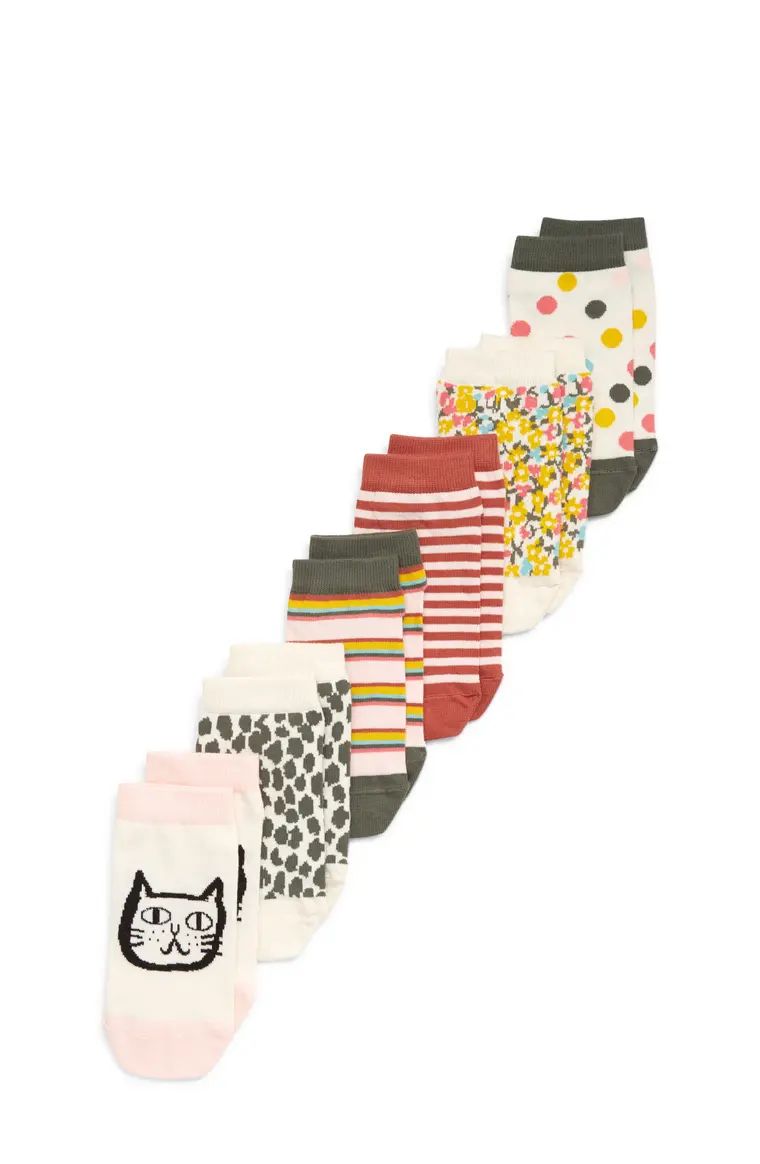 Artsy Kitty 6-Pack Low Cut Socks | Nordstrom