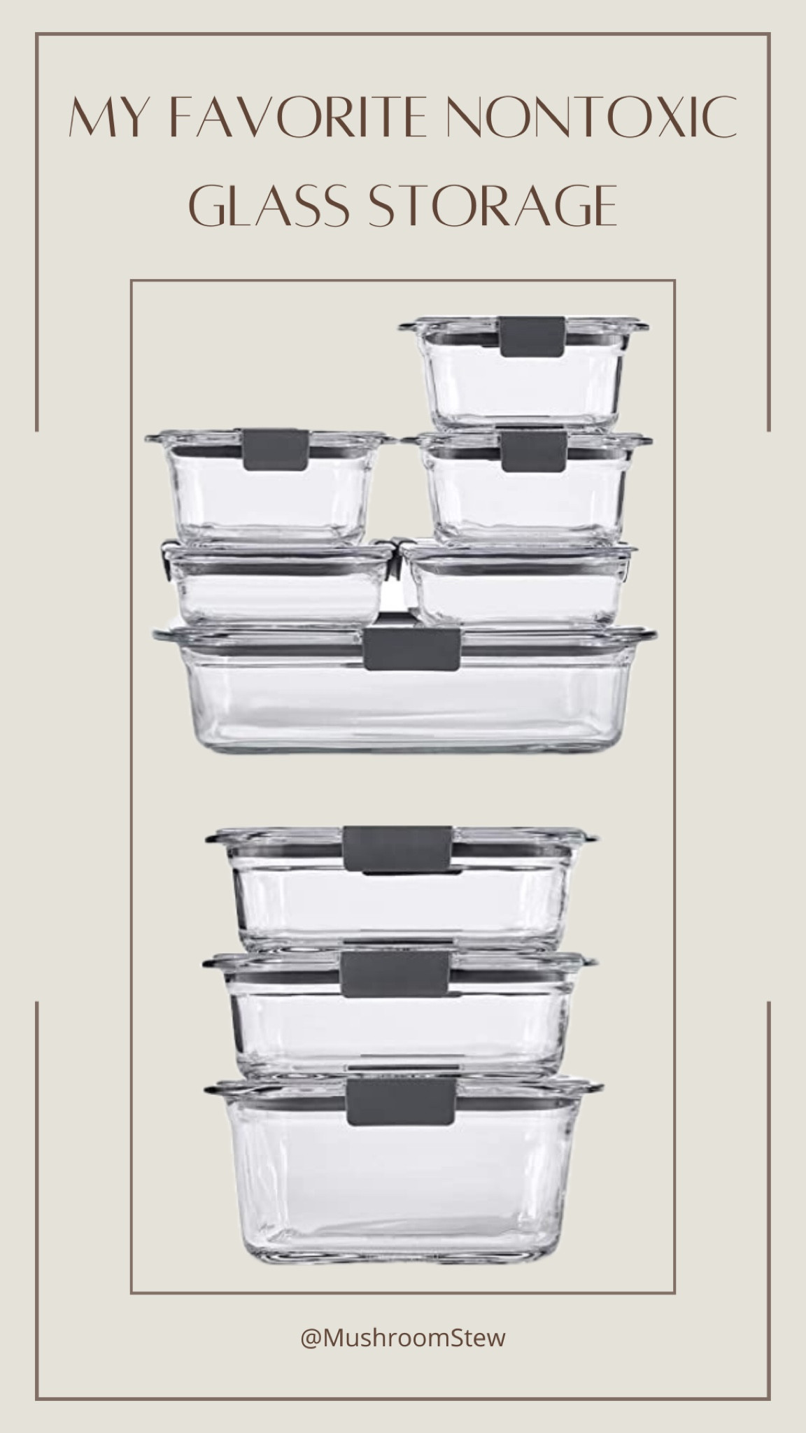 We do our best to avoid plastic in our house. Endocrine disruptors are dangerous even in small amounts. These glass storage containers have been our go-tos for over two years now. They clean easily and have never broken 💪🏻

#LTKMostLoved #LTKfamily #LTKhome