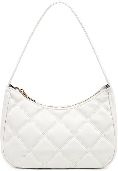 Shoulder Bags for Women, Cute Hobo Tote Handbag Mini Clutch Purse with Zipper Closure | Amazon (US)