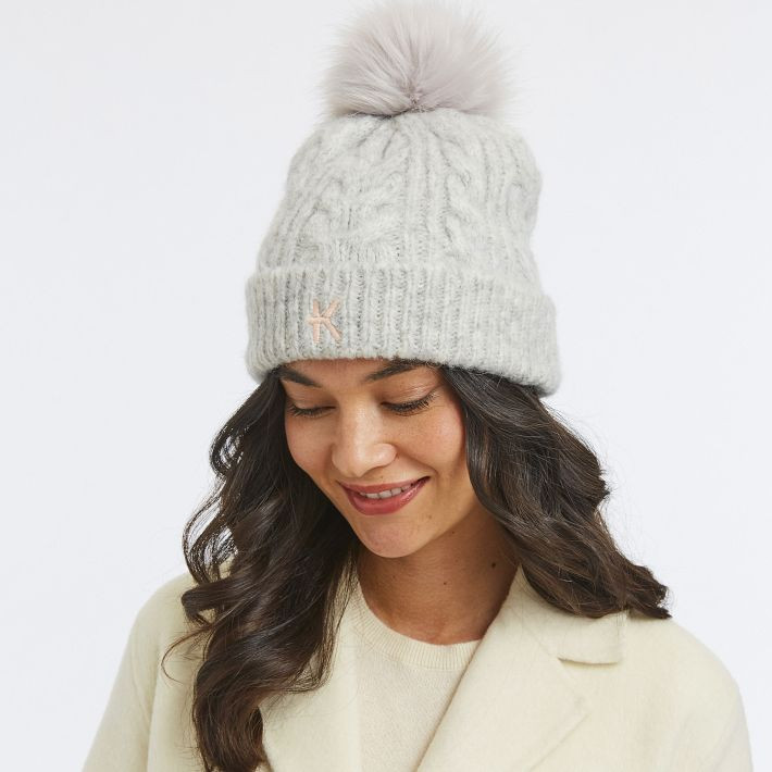 Chunky Cable Knit Hat | Mark and Graham