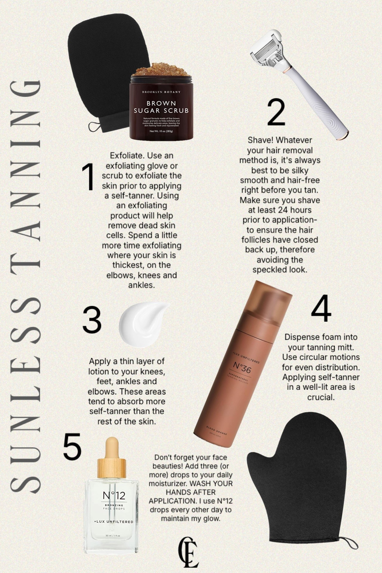 My sunless tanning routine 🤎

#sunless #tanning #skincare #sunlesstan #amazon lux unfiltered

#LTKOver40 #LTKSwim #LTKBeauty
