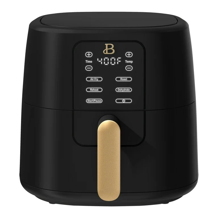 Beautiful 6 Qt Air Fryer with TurboCrisp Technology, EverGood Ceramic Nonstick Coating, Black Ses... | Walmart (US)