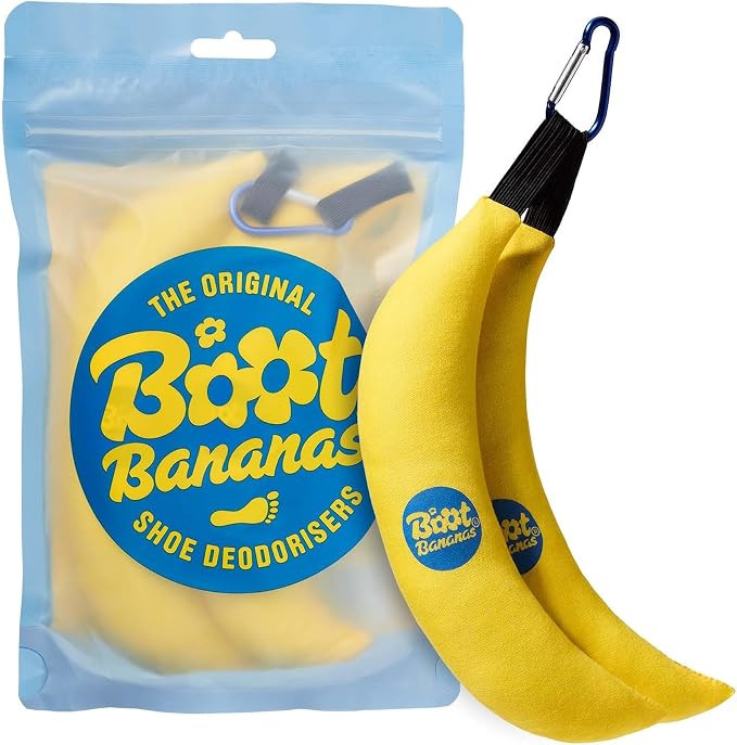 Boot Bananas Original Shoe Deodorizer - Odor Eliminator for Shoes and Boots | Natural, reusable h... | Amazon (US)