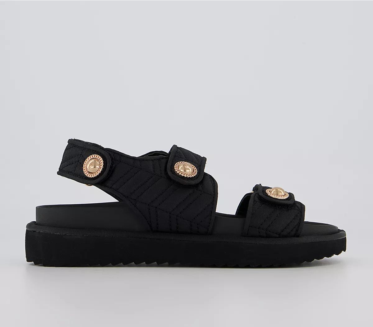 Scanning Double Strap Studded Sandals | OFFICE London (UK)