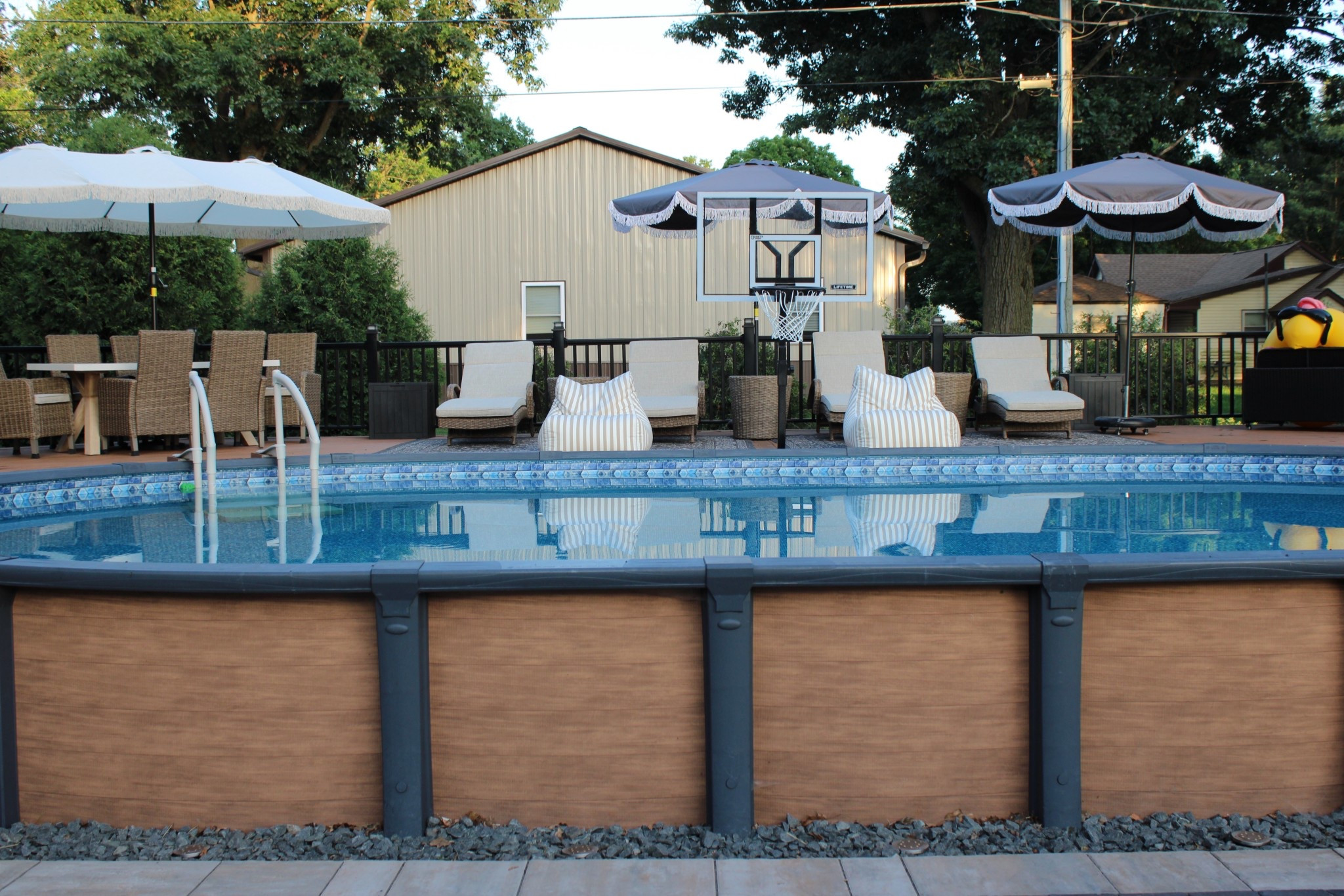 Above Ground Pool Deck Decor & Furniture

Pool Decor | Outdoor Patio Furniture | Fringe Tilt Umbrella | | Backyard Patio | Backyard Furniture | Backyard Pool | Backyard Decoration | Outdoor Pillows | Outdoor Decor | Waterproof Outdoor Rug 8x10 | Poolside Decor | Outdoor Chaise Lounge Chair with Cushions | Outdoor Bean Bag Chair | Neutral | Beige | Tan | Taupe | Stripe | Wicker | Accent Table | Side Table | Farmhouse Concrete Dining Table | Pool Storage | Deck Mounted Basketball Hoop

#LTKSeasonal #LTKHome