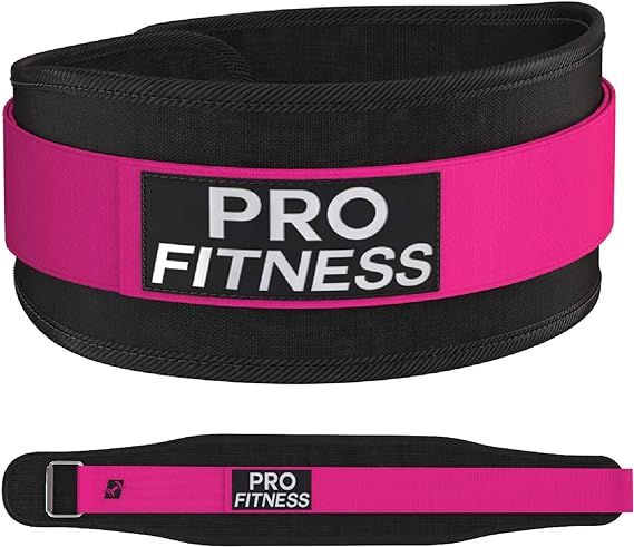 ProFitness Weight Lifting Belt for Women (4 Inchs Wide) - Comfortable & Durable Weightlifting Wor... | Amazon (US)