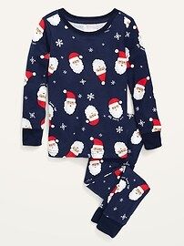 Unisex Matching Print Snug-Fit Pajama Set for Toddler & Baby | Old Navy (CA)