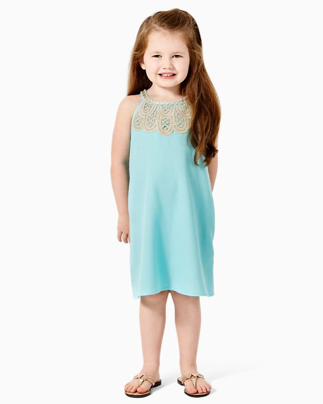 Girls Mini Pearl Shift Dress | Lilly Pulitzer