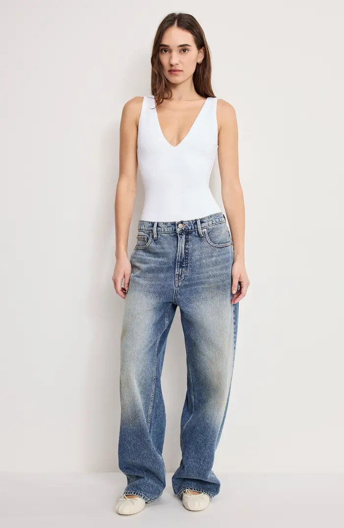 Sculpting Deep V-Neck Bodysuit | Nordstrom