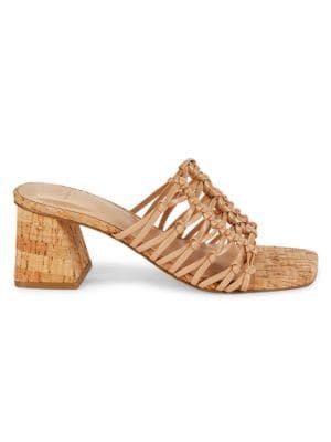 Marc Fisher LTD Colica Block Heel Sandals on SALE | Saks OFF 5TH | Saks Fifth Avenue OFF 5TH