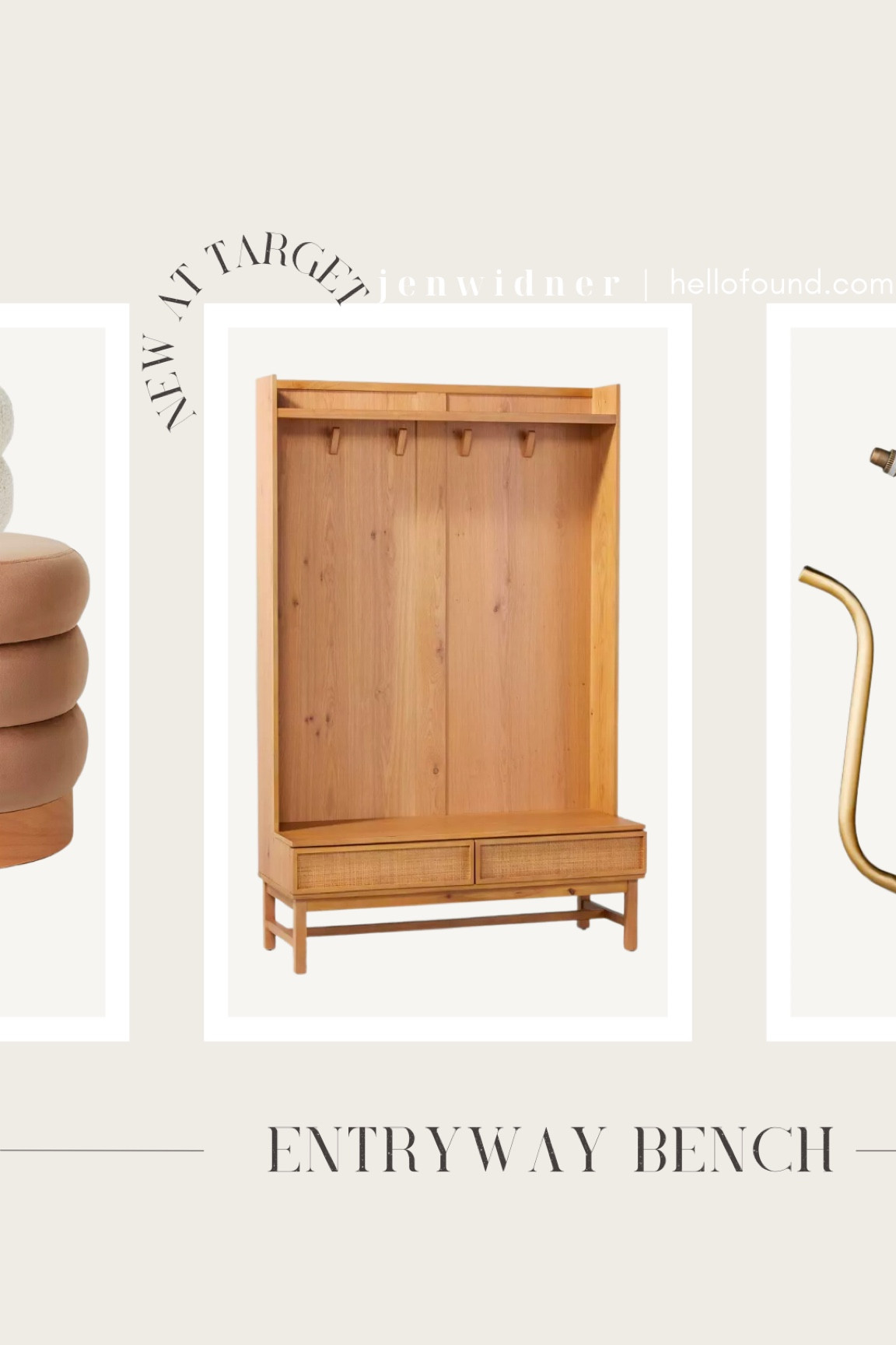 This entryway bench with drawers and hooks is such a great solution for busy families!

Entryway. Bench. Hooks. Storage. Drawers. 

#hearthandhand #target #newtarget #studiomcgeelaunch #hearthandhandlaunch #warmwood #organization #backpack

#LTKhome #LTKfamily #LTKFind