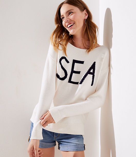 LOFT Sea Sweater | LOFT