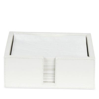 Brisbane Bright White Marine Faux Leather Luncheon Napkin Tray, Set of 2 | Bloomingdale's (US)