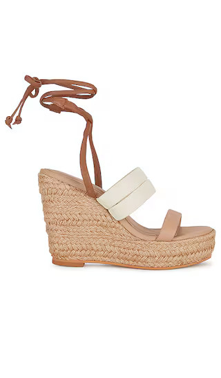Vera Flatform Wrap Around Wedge in Multi | Revolve Clothing (Global)