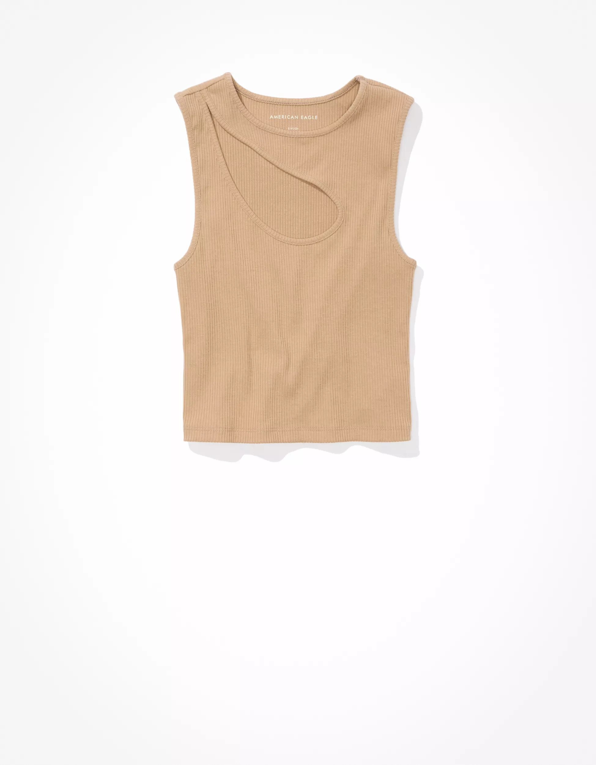 AE High Neck Cut-Out Tank Top | American Eagle Outfitters (US & CA)