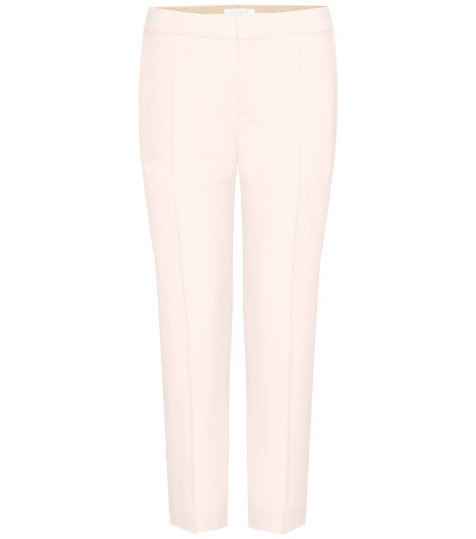 Cropped-Hose aus Crêpe | Mytheresa (DACH)