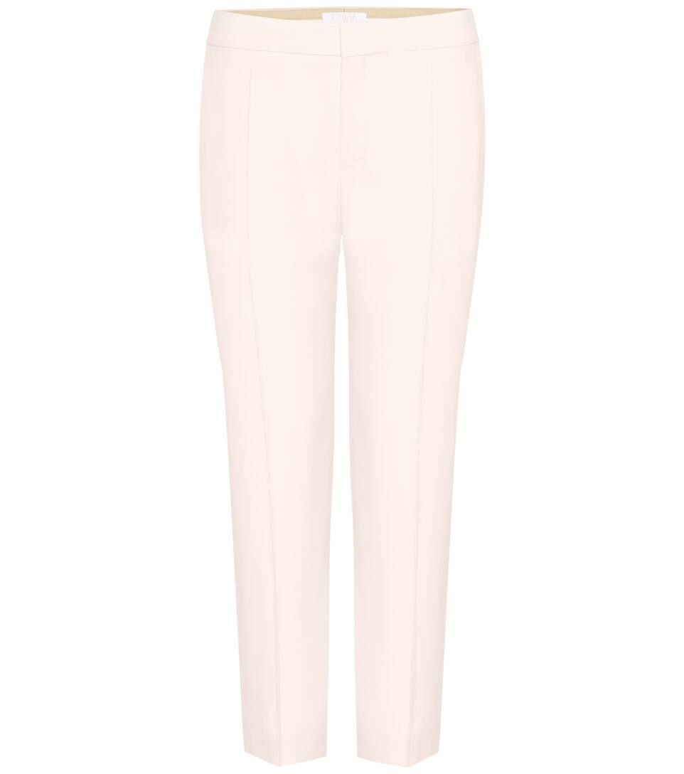 Cropped-Hose aus Crêpe | Mytheresa (DACH)